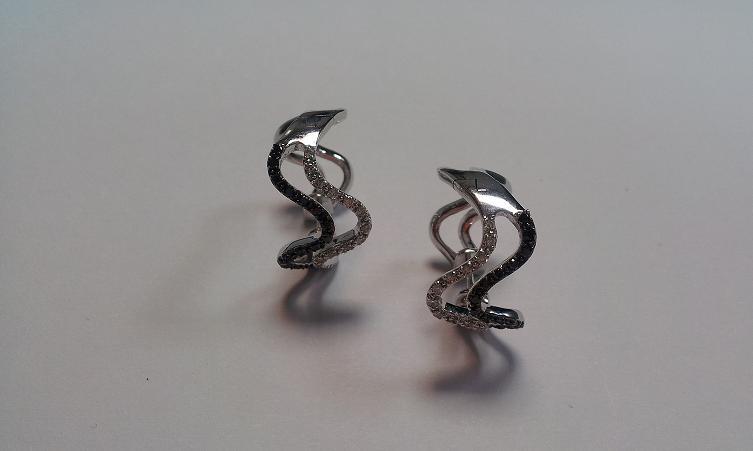 עגילי יהלומים - ED-EQOG