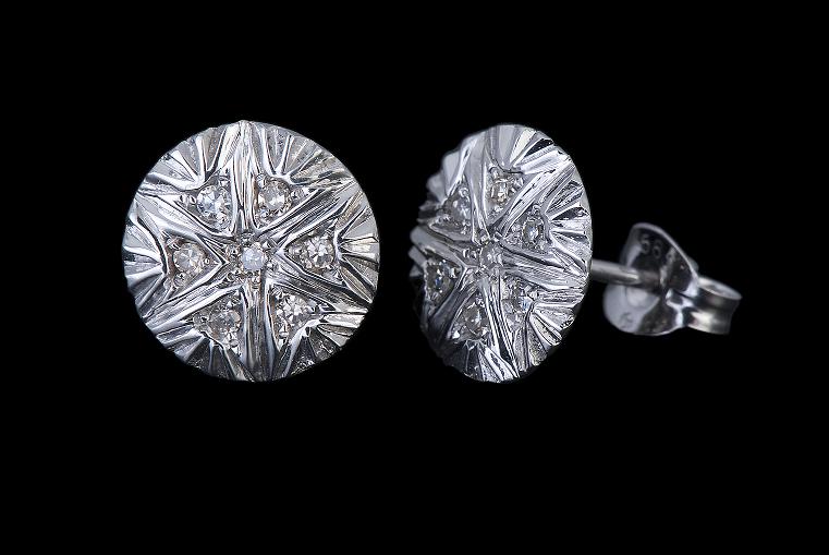 עגילי יהלומים - EDS-2