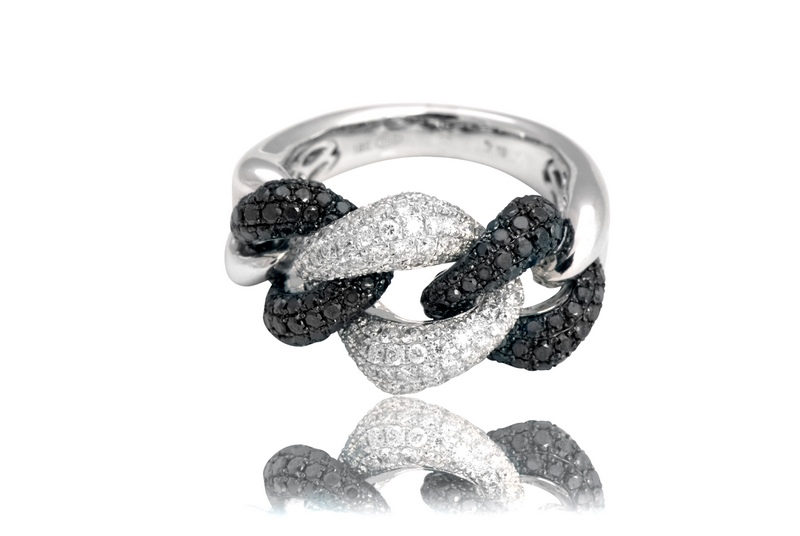 טבעות יהלומים - RD-SH-BW