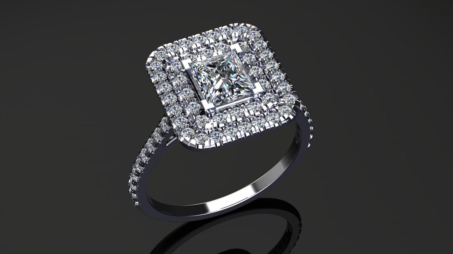 טבעות יהלומים - RD-128-M