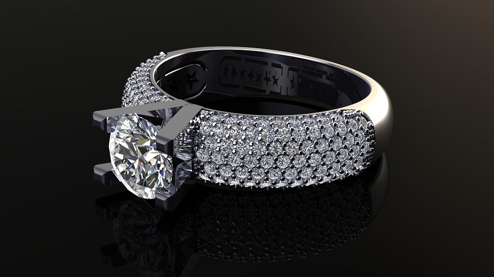 סוליטרים - טבעות אירוסין - SRE-0103-M