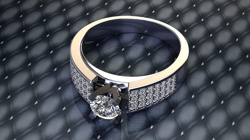 סוליטרים - טבעות אירוסין - SRE-0008-1-M