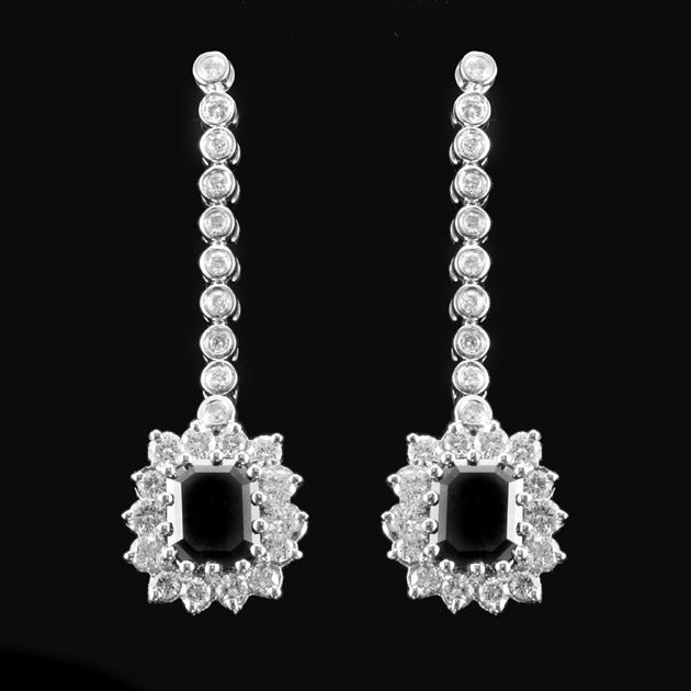 עגילי יהלומים - ED-1478