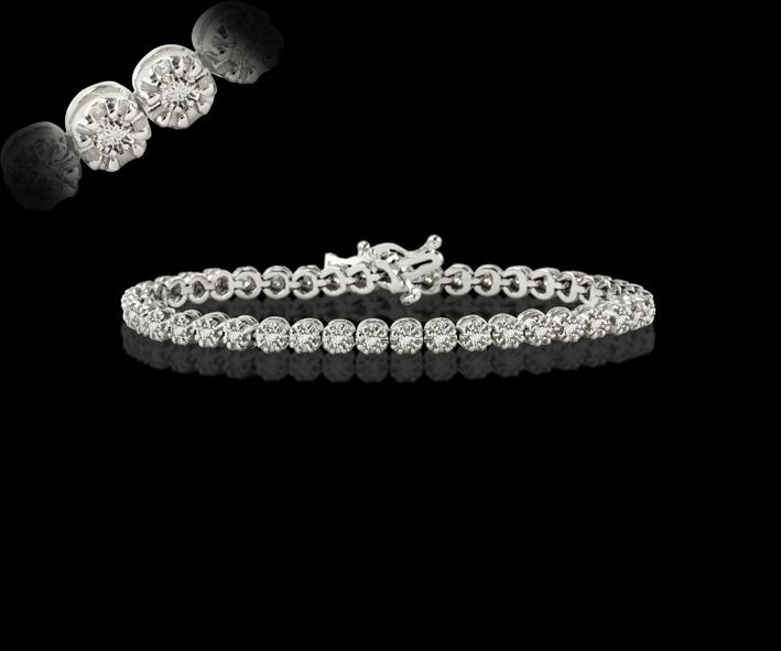 צמידי יהלום - BD-1549W-M