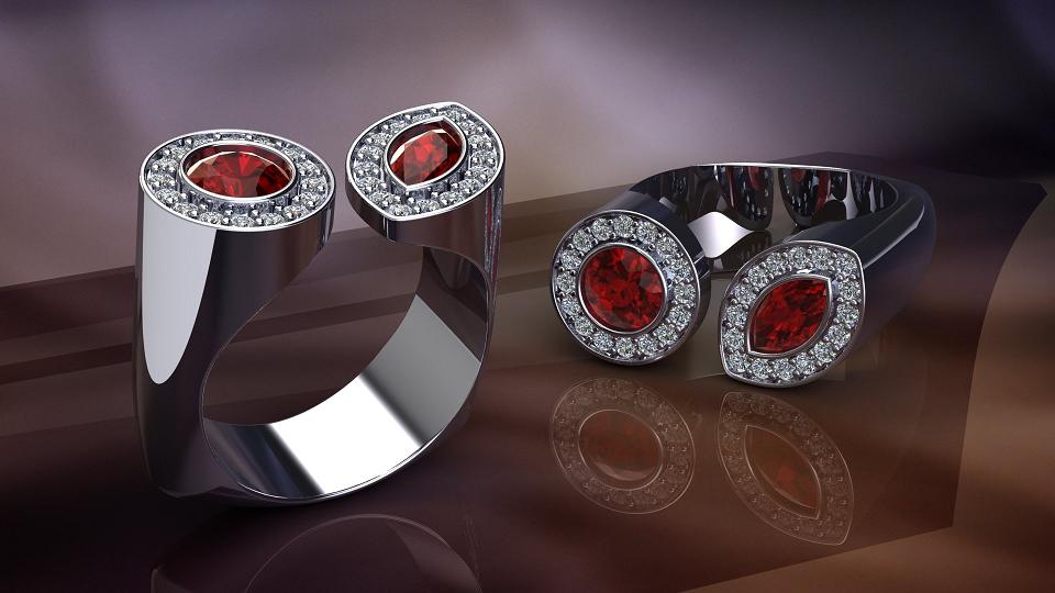 טבעות יהלומים - RD-0005-M