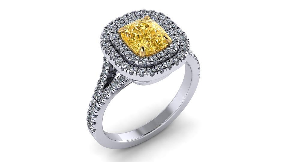 טבעות יהלומים - RD-1256-M 