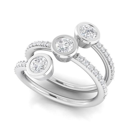 סוליטרים - טבעות אירוסין - SRE-P81-M