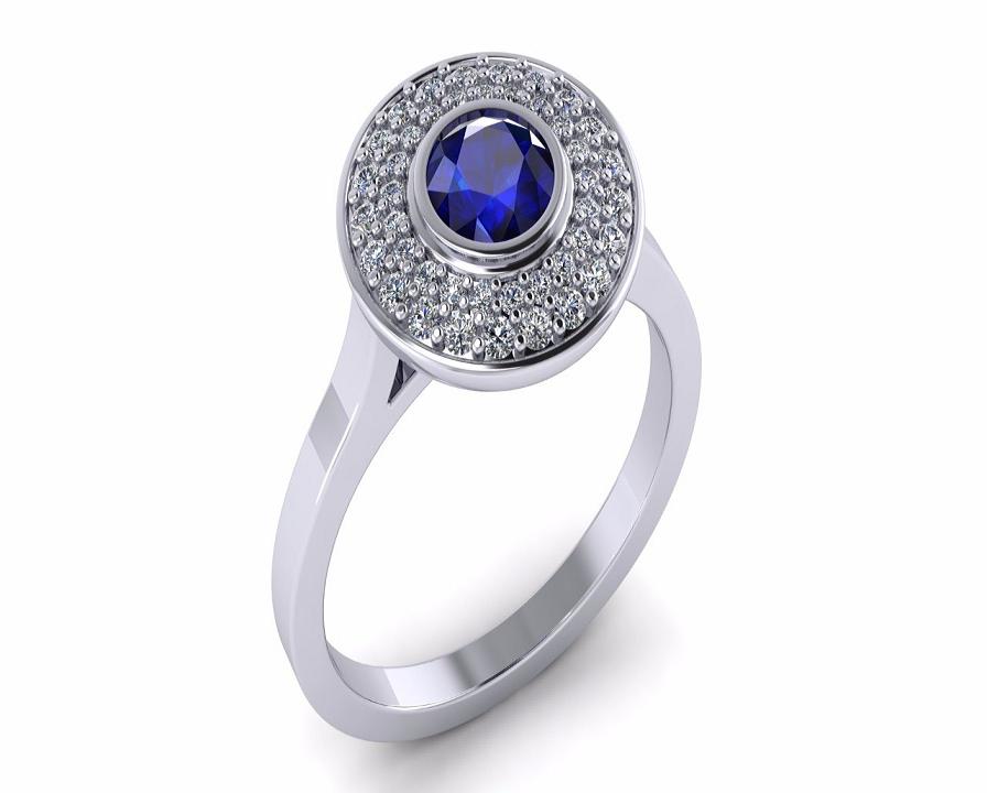 טבעות יהלומים - RDG-2403-M