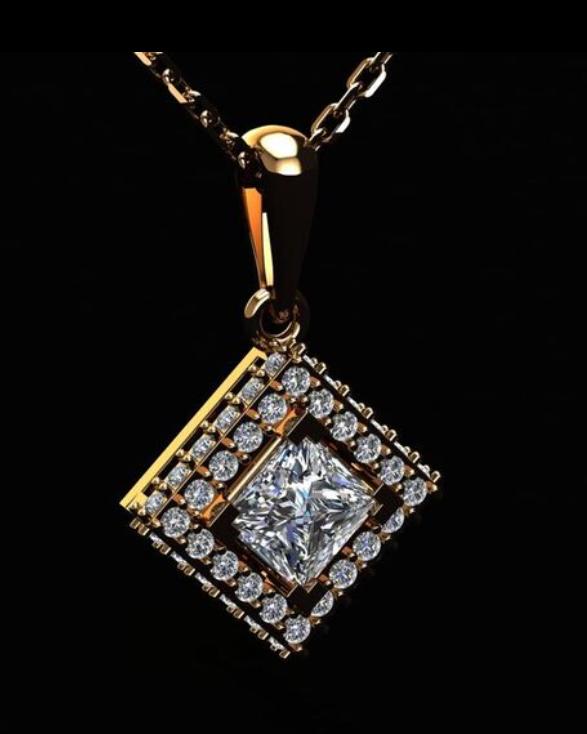 תליוני יהלומים - PD-123-M