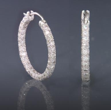 עגילי יהלומים - ED-1271