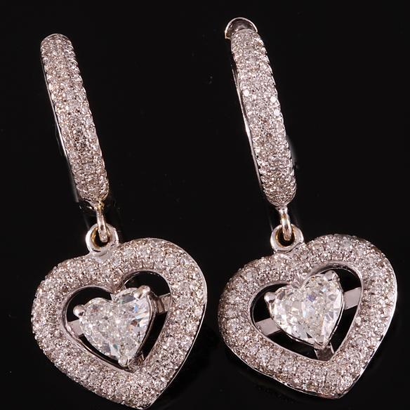 עגילי יהלומים - ED-2165