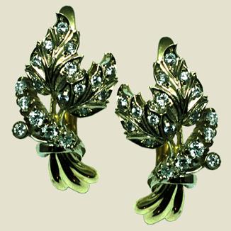 עגילי יהלומים - ED-7102010