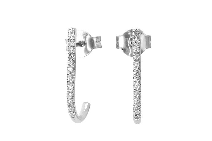 עגילי יהלומים - ED-W