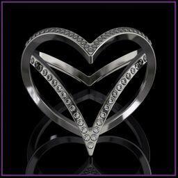 טבעות יהלומים - RD-V-W-M