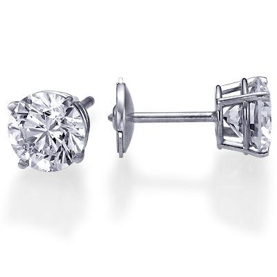 עגילי יהלומים - EDS-PAS