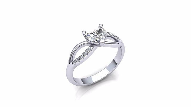 סוליטרים - טבעות אירוסין - SRE-1847A-M