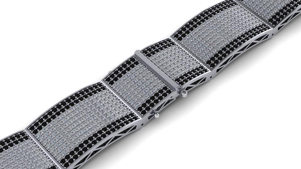 צמידי יהלום - BD-1627W-M