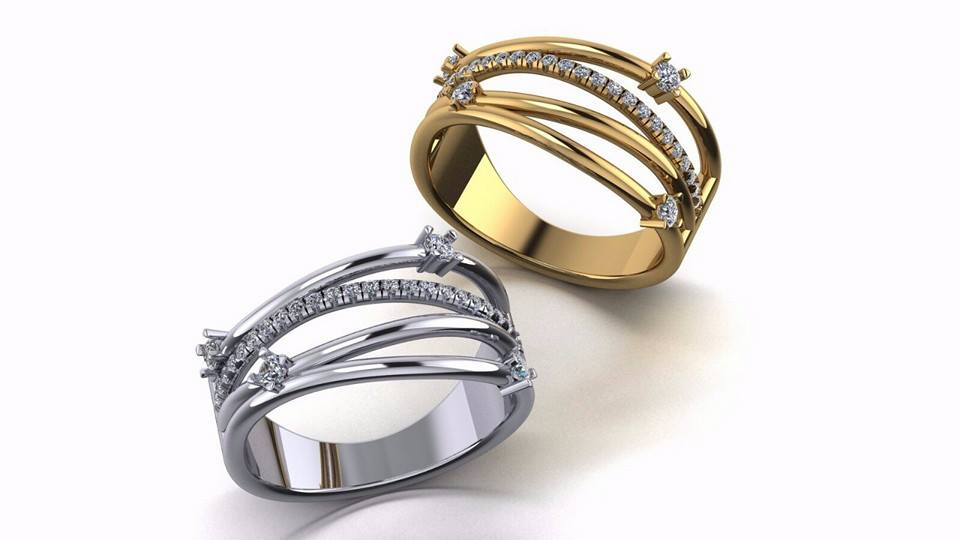 טבעות יהלומים -  RD-681-M