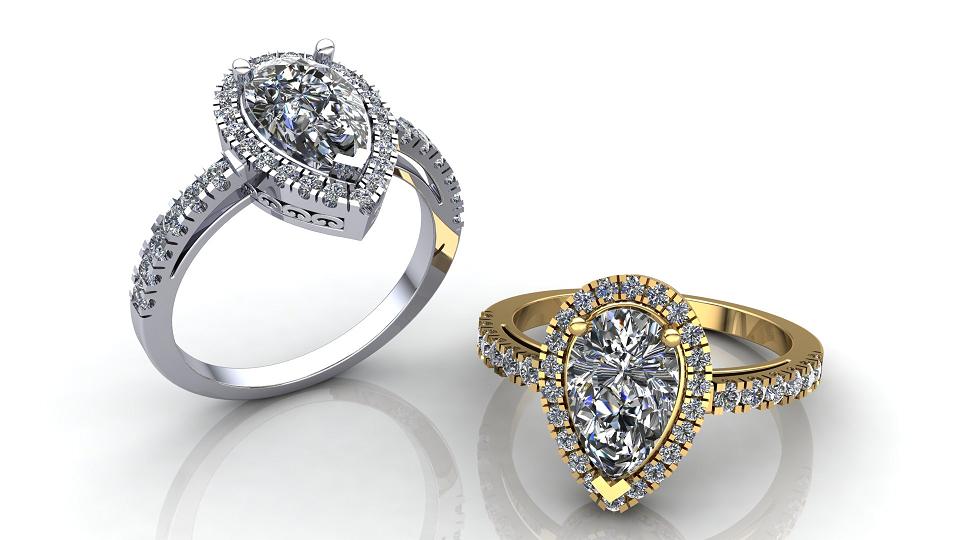 סוליטרים - טבעות אירוסין - SRE-0091-M