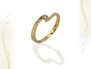 סוליטרים - טבעות אירוסין - SRE-1062 W