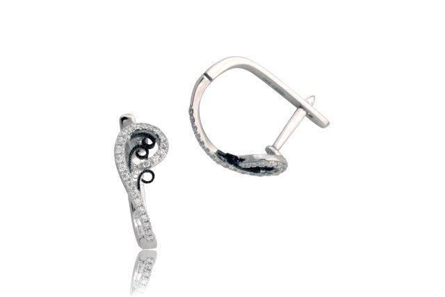 עגילי יהלומים - ED-NW71004CX