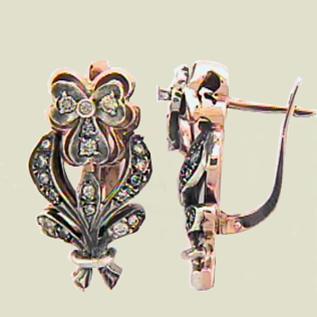 עגילי יהלומים - ED-9102002