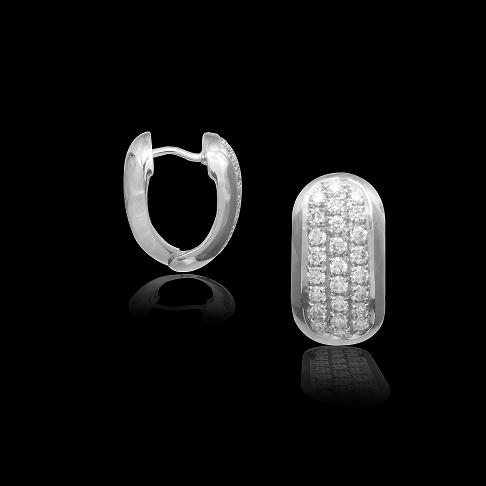 עגילי יהלומים - ED-1548