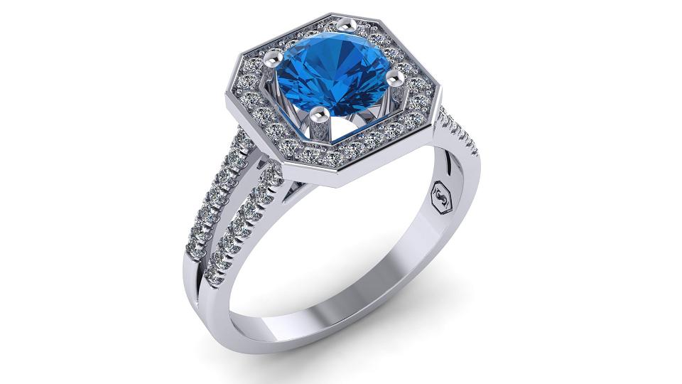 טבעות יהלומים - RDG-760-M