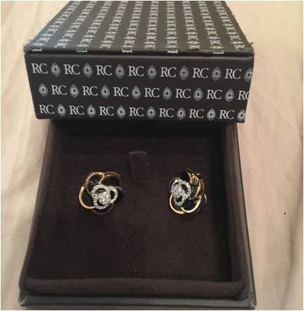 עגילי יהלומים - ROBERTO COIN