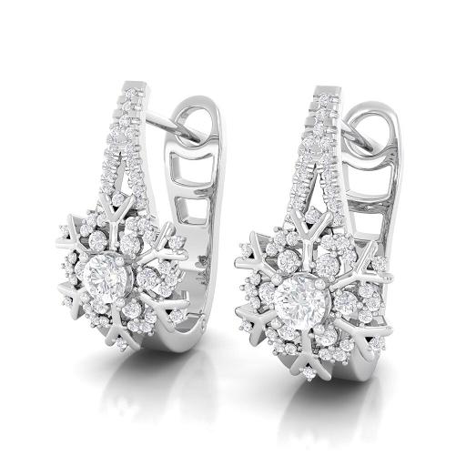 עגילי יהלומים - ED-P57-M