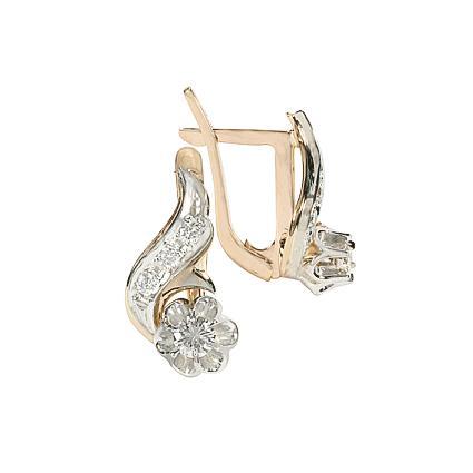 עגילי יהלומים - ED-84