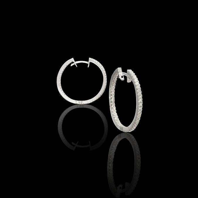 עגילי יהלומים - ED-1269