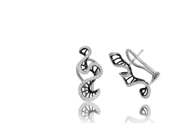 עגילי יהלומים - ED-34643BXBDE