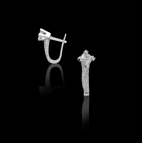 עגילי יהלומים - ED-2063