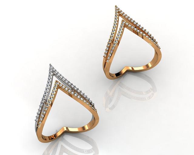 טבעות יהלומים - RD-V-M