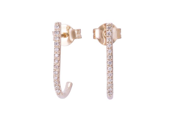 עגילי יהלומים - ED-R