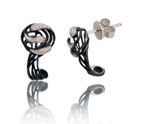 עגילי יהלומים - ED-105017BXQ