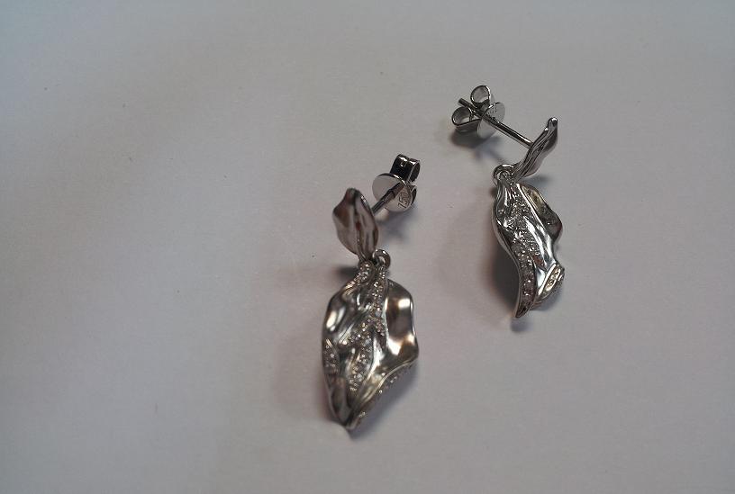 עגילי יהלומים - ED-173145BSQ